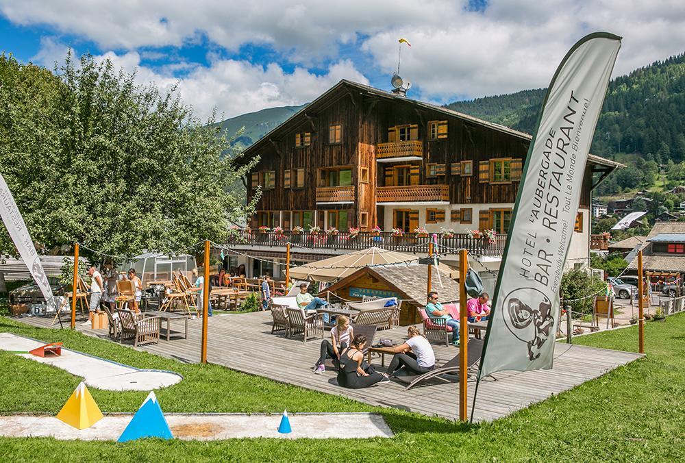 Hotel L'Aubergade Morzine Exteriör bild