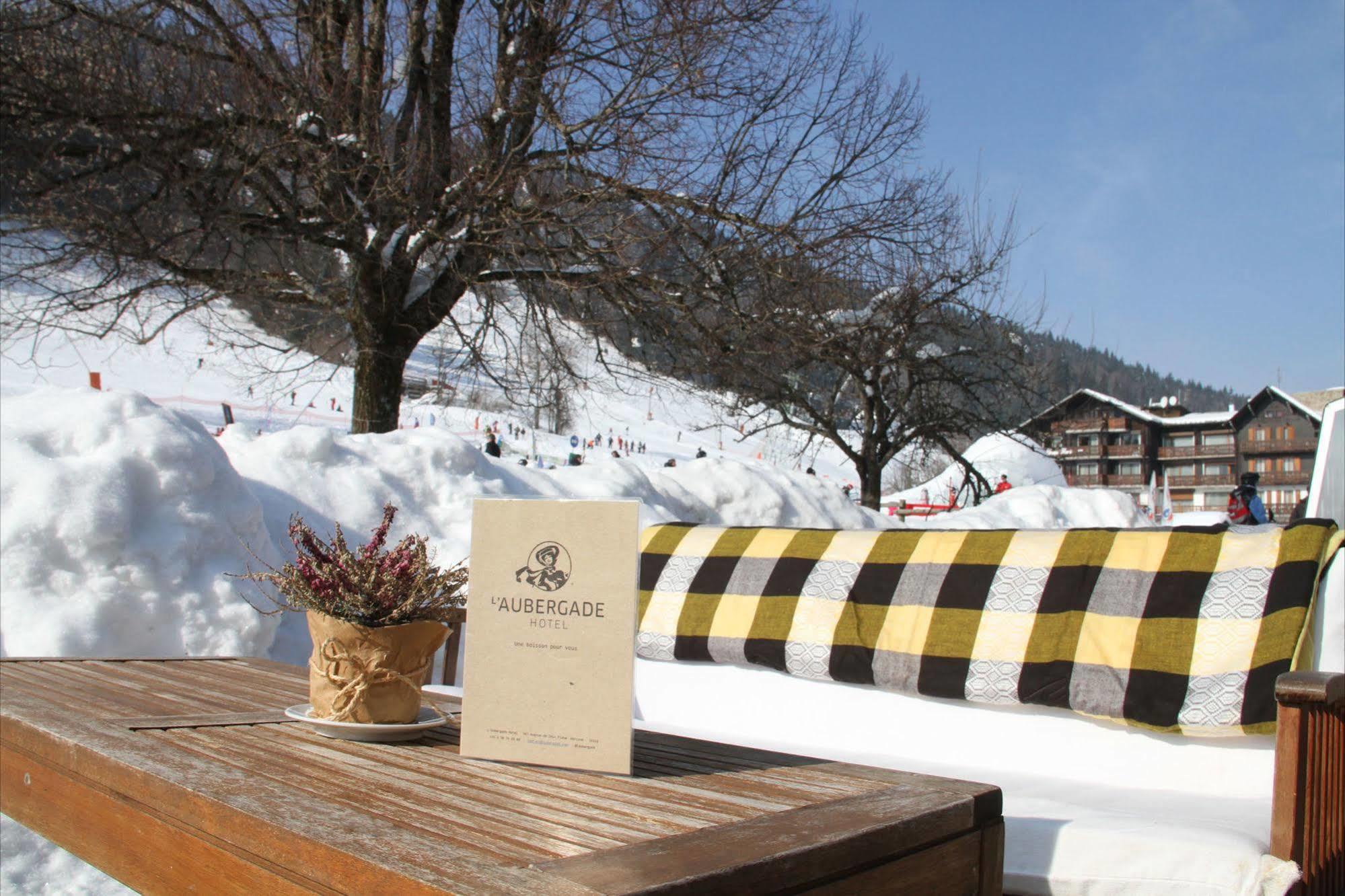 Hotel L'Aubergade Morzine Exteriör bild